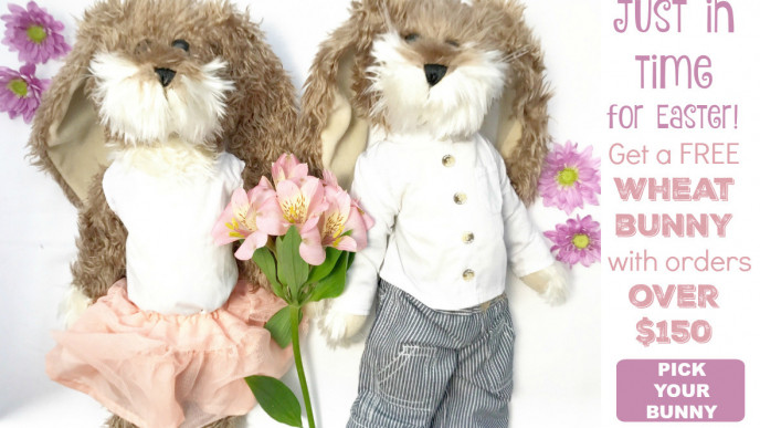 Free Wheat Bunny On Orders Over $150 @ Wheat Kids Clothing Canada