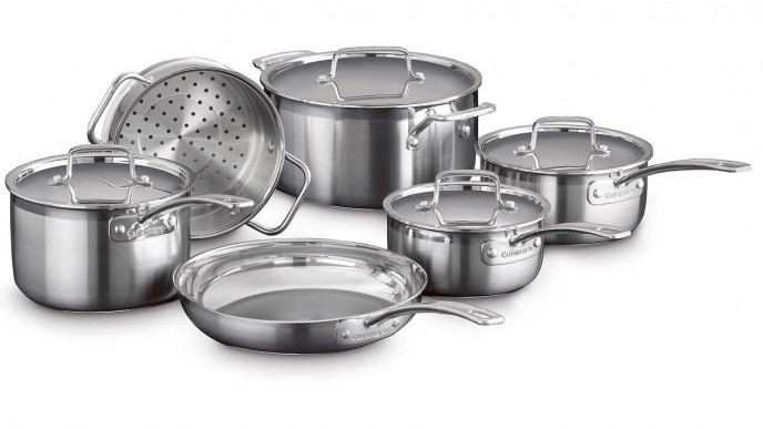 Cuisinart Multiclad Pro Stainless Steel 10 Piece Cookware Set $199.99 @ Costco.ca