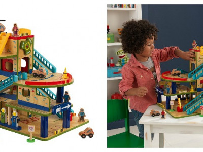Wash n Go Wooden Car Garage 43% Off @ Amazon