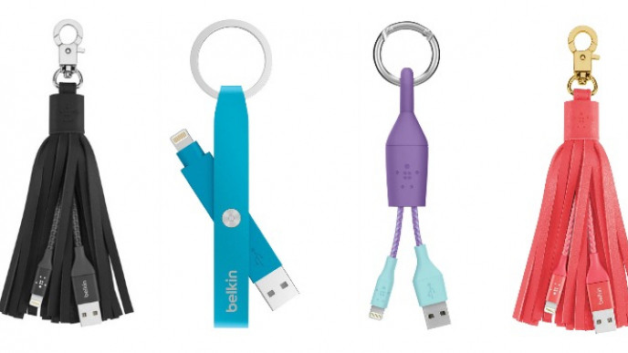 Belkin iPhone, iPad & iPod Keychain Chargers $6.99 @ BestBuy