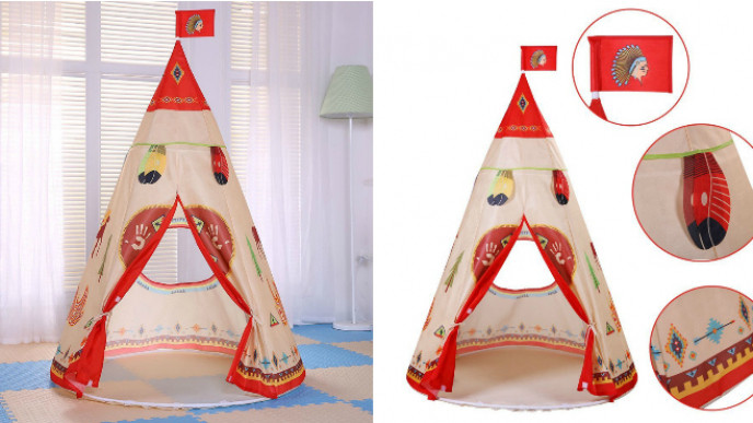 PlayMaty Children's Teepee Tent $19.99 Shipped @ Amazon Canada Seller PlayMaty