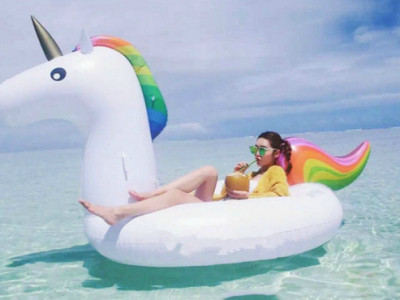Giant Unicorn Pool Float