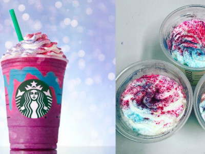 Unicorn Frappuccino @ Starbucks