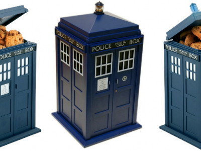 Doctor Who Tardis Talking Cookie Jar 