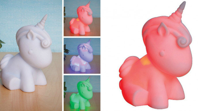 Colour Changing Unicorn Nightlight $16.99 @ Amazon Seller Bits And Pieces Canada