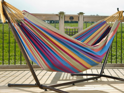 Double Hammock With Stand