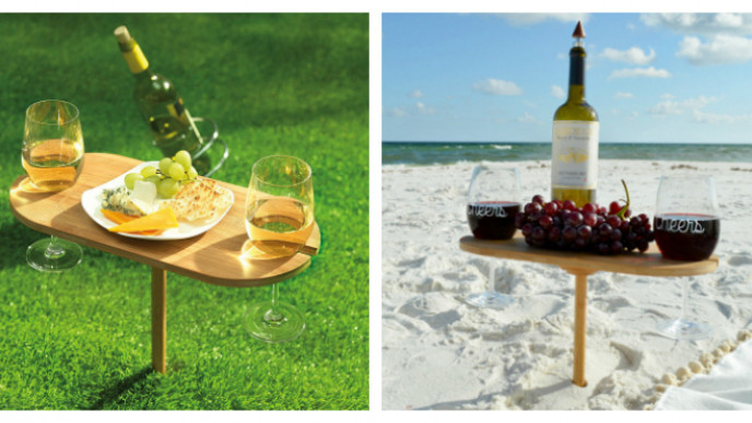 Tovolo Outdoor Wine Bamboo Table $26.99 @ Amazon Canada