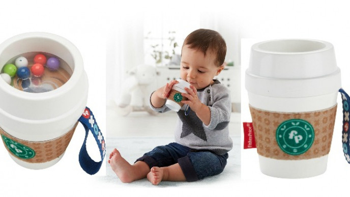 fisher price coffee cup teether