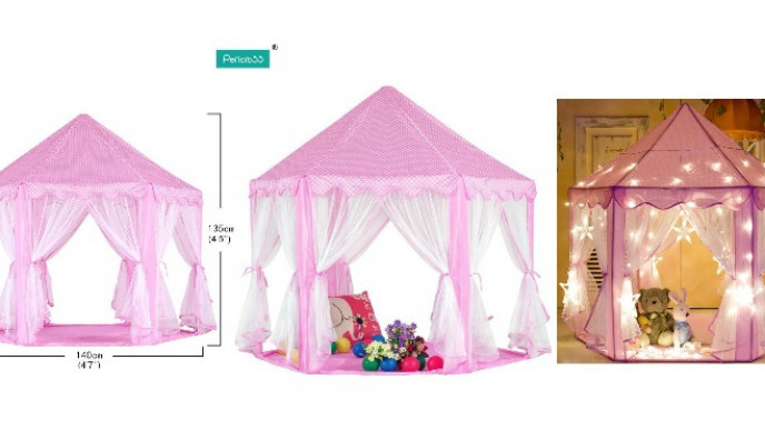 Pericross Kids Fairy Princess Castle Tents $49.99 Shipped @ Amazon