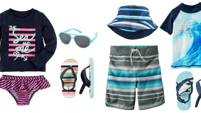 Swimwear & Flip Flops From $2 @ Carter's