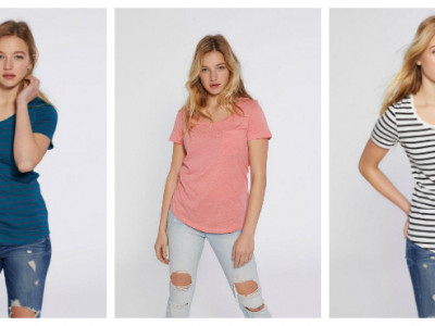 Women's Boyfriend Tee $9.97 Shipped