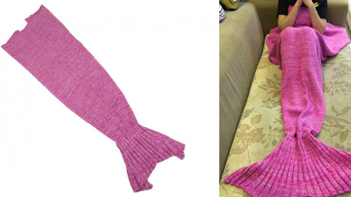 Mermaid Tail Blanket $10.99 @ Amazon Seller Kalouri