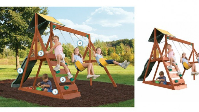 Big Backyard Sunview Wooden Play Centre 399 99 Canadian Tire