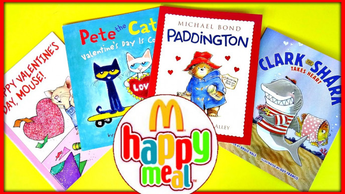 McDonalds Happy Meals Now With Books Or Toys