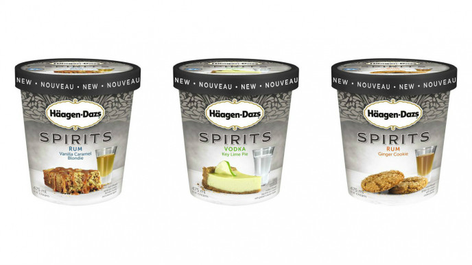 New Haagen Dazs Spirits Flavoured Ice Cream 