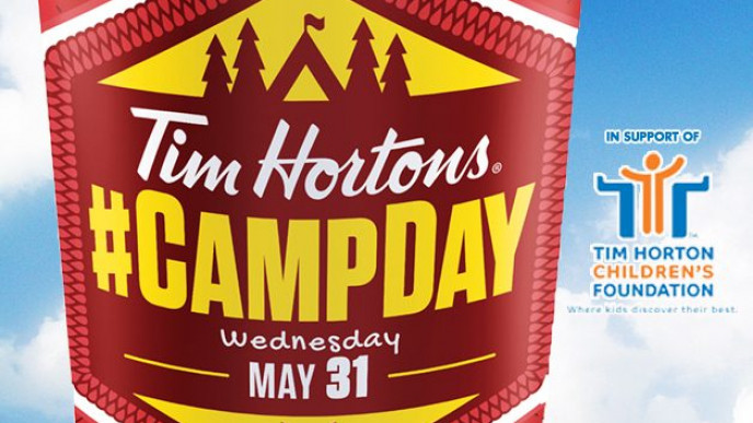Camp Day @ Tim Hortons On May 31st
