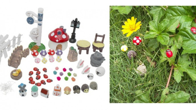 Fairy Garden 52 Piece Set $15.99 @ Amazon