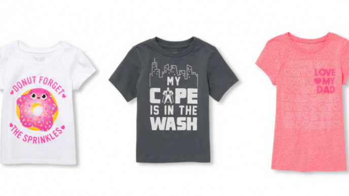 Graphic Tees from $4 shipped @ Children's Place