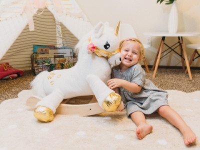 Rockabye Angel the Unicorn Rocker $119.99