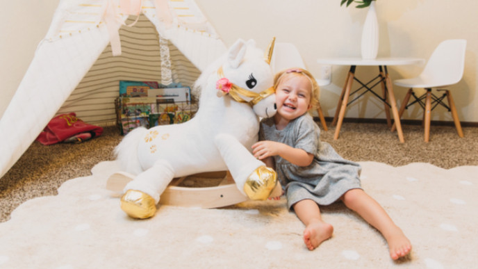 Rockabye Angel the Unicorn Rocker $119.99 Shipped