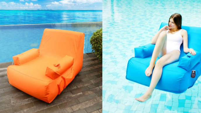 Miami Pool Float Lounger 59 99 Shipped, Pool Float Chair Costco