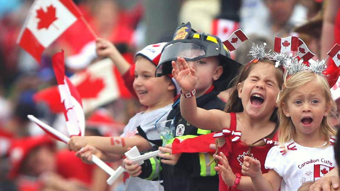 Canadians are going crazy for Canada Day.