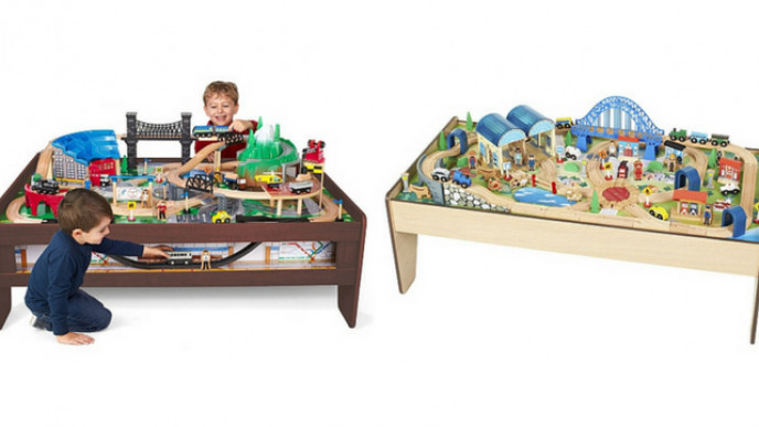 imaginarium train table with subway