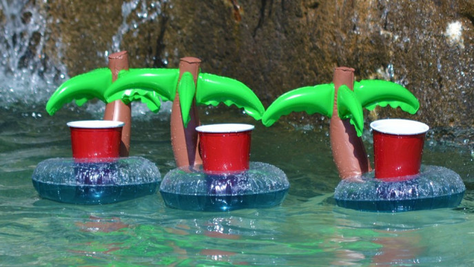 Floating Palm Island Drink Holders $13.88 @ Amazon Canada