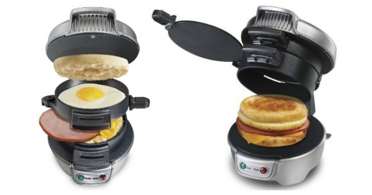 Hamilton Beach Breakfast Electric Sandwich Maker 19.97 Amazon Canada