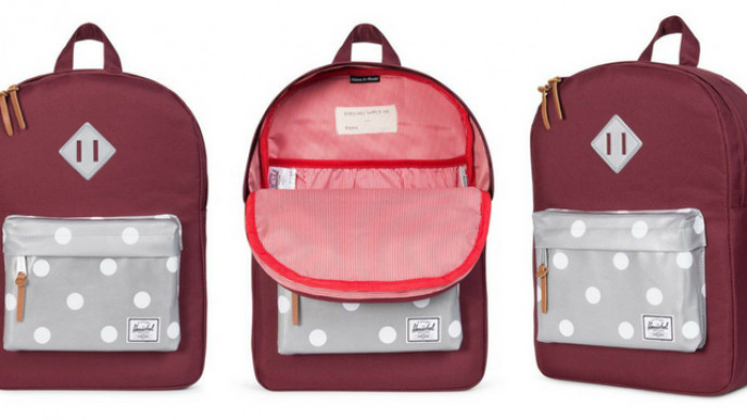 Herschel Heritage Youth Backpack $27.50 Shipped