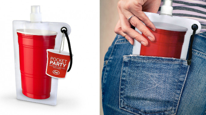 Fred & Friends Pocket Party Flat Flask $11 @ Amazon.ca