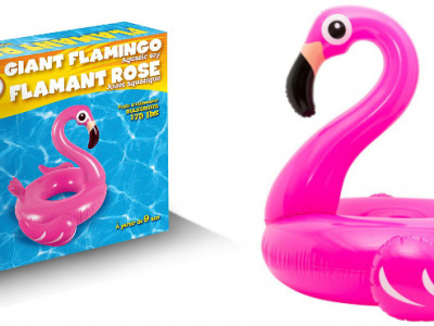 Giant Flamingo Pool Float $12