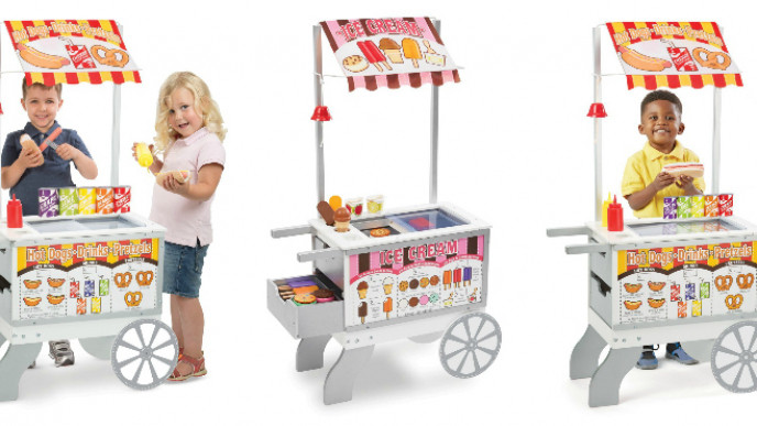melissa and doug wooden snacks and sweets cart