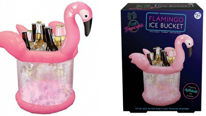 Flamingo Ice Bucket $13.65 Shipped @ Amazon Seller The Gift Oasis