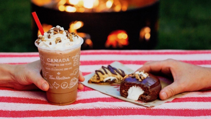 New S'mores Items @ Tim Hortons