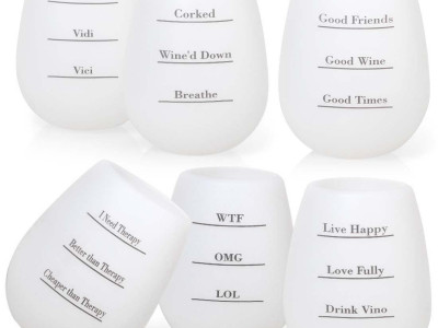 Unbreakable Silicone Wine Glasses