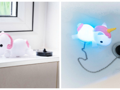 Colour Changing Unicorn Bath Plug