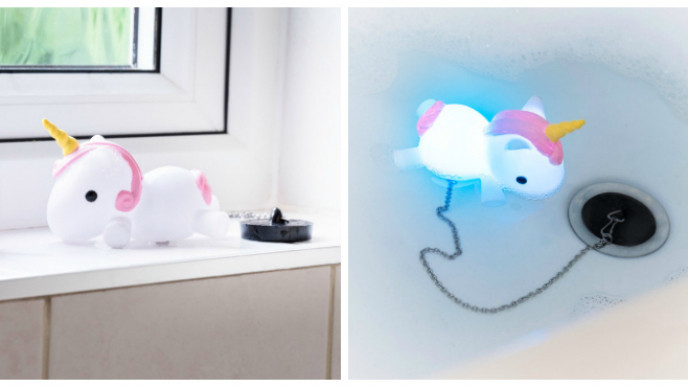 Colour Changing Unicorn Bath Plug $13 USD @ Firebox