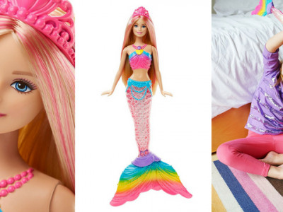 Barbie Rainbow Lights Mermaid $19