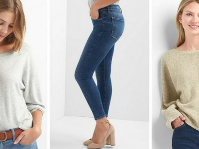 40% off Gap Jeans & Sweaters