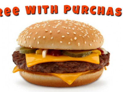 Free Cheeseburger @ McDonald's