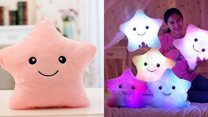 LED Lucky Star Pillows $10 @ Amazon.ca Seller