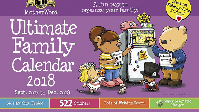 MotherWord Ultimate Family Magnetic Calendar $13.27 @ Amazon Canada