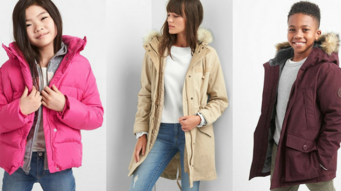 Outerwear on Sale from $14.04 @ Gap Canada