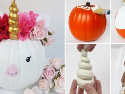 How to Make a Unicorn Pumpkin