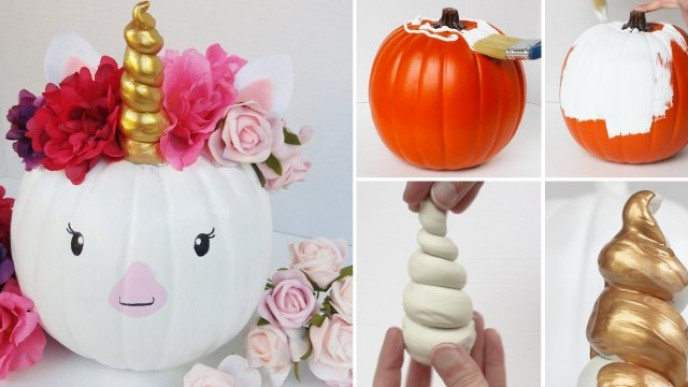 How to Make a Unicorn Pumpkin
