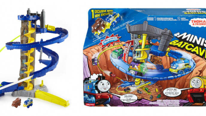 thomas & friends dc super friends batcave