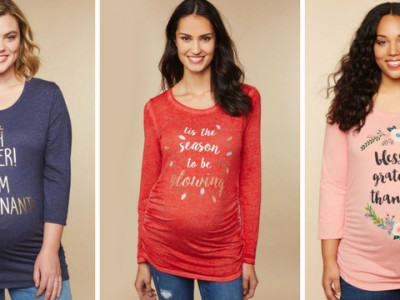 Holiday Maternity Tees from $10