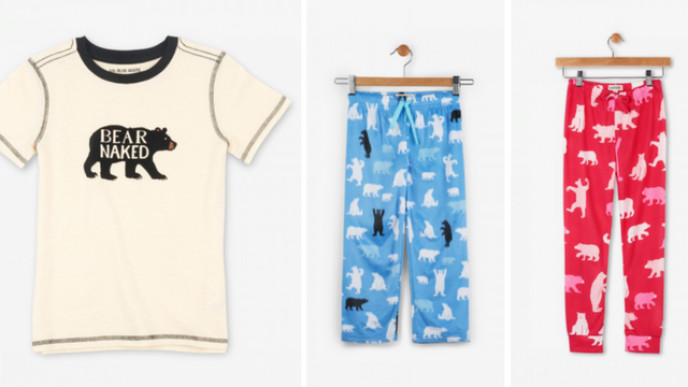 Half-Price Family Pajamas from $8 @ Little Blue House