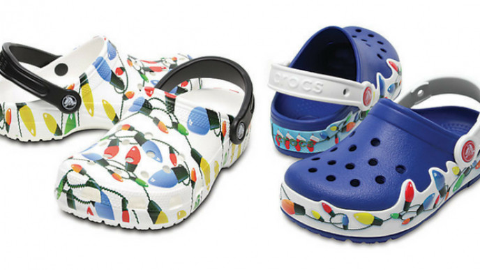 Christmas lights hotsell crocs
